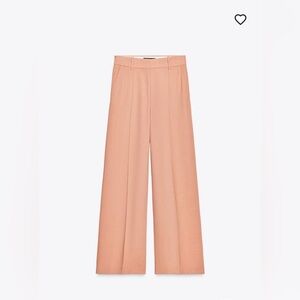 Zara Minimal Pants ZW Collection Pastel Pink, Sz Large, New